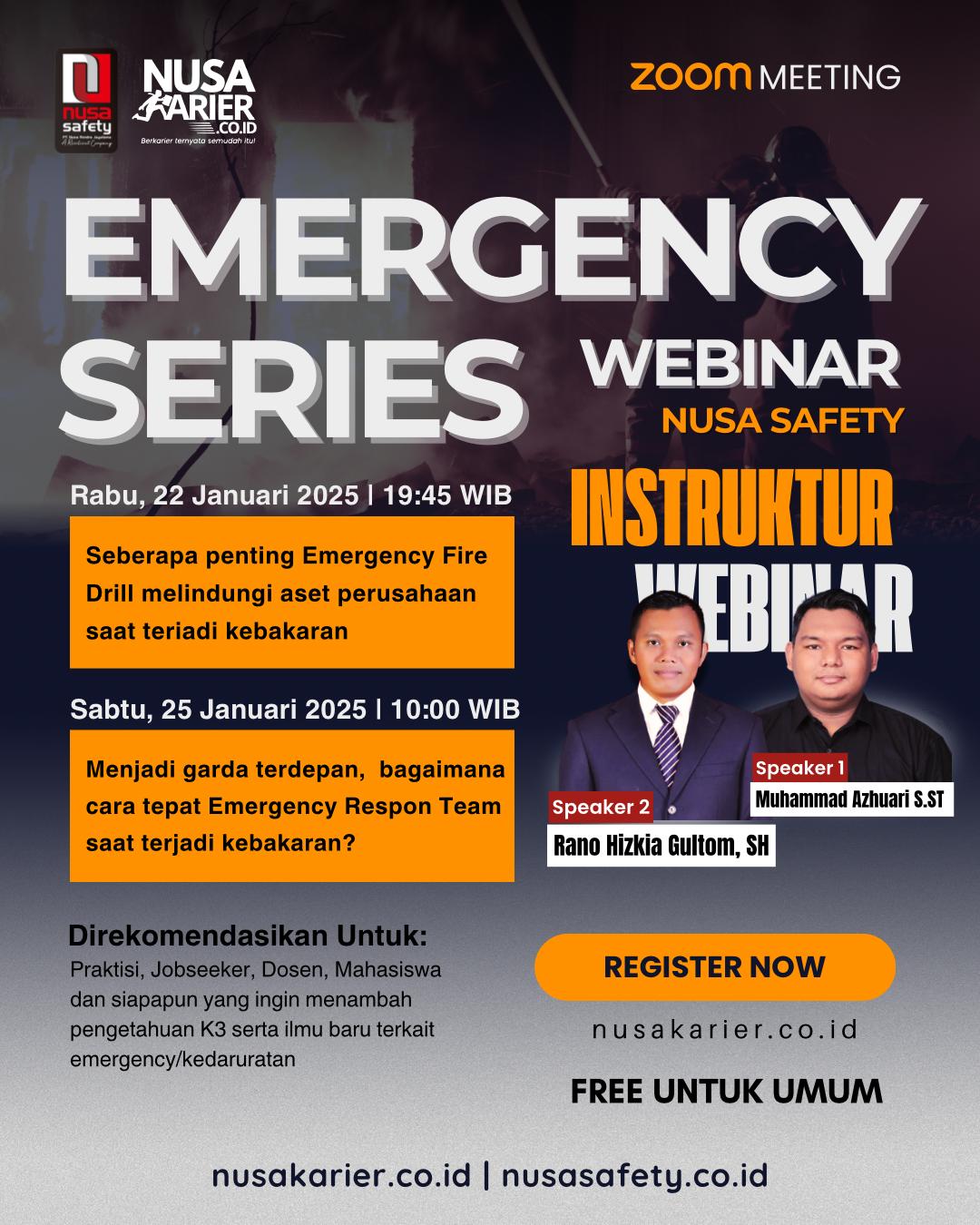 Webinar Series Emergency Part I